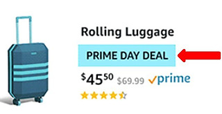 Amazon Prime Day deal notification badge