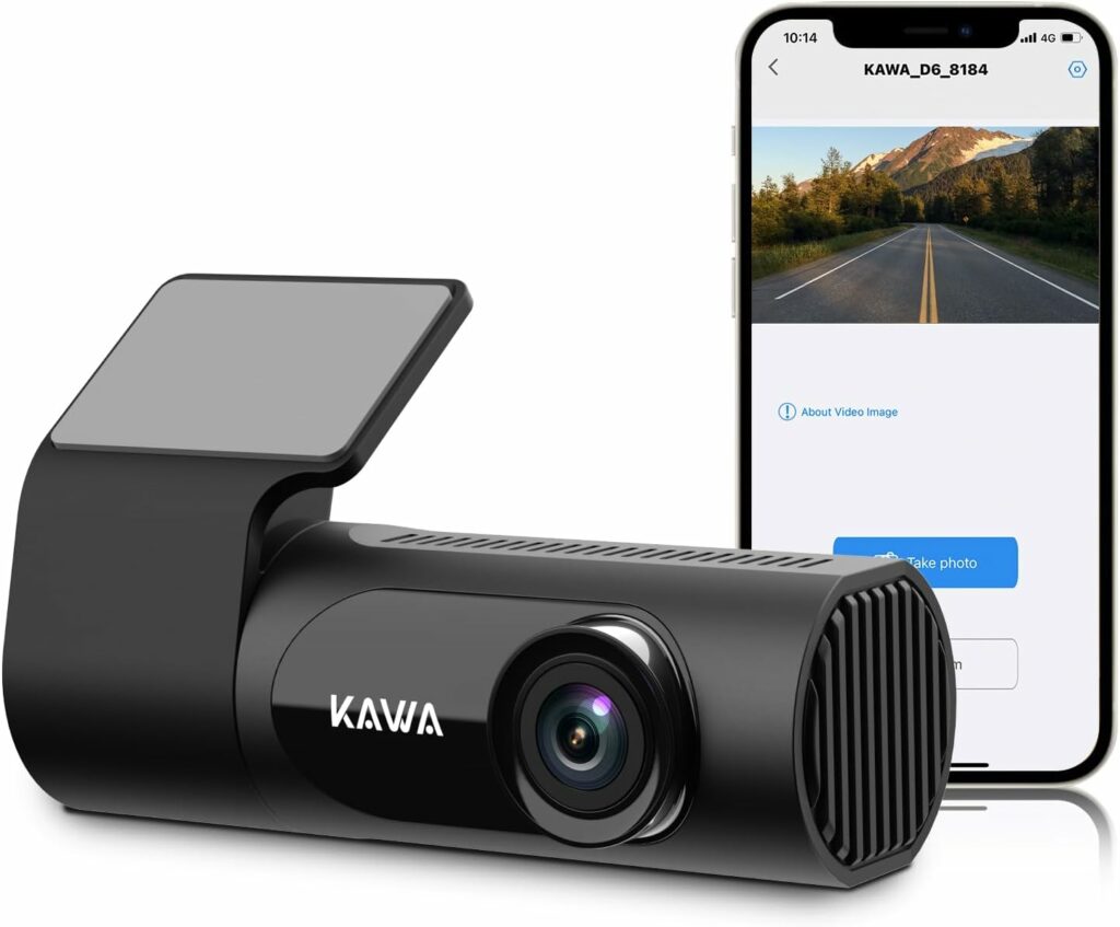 KAWA Dash Cam 2K, WiFi Dash Camera for Cars 