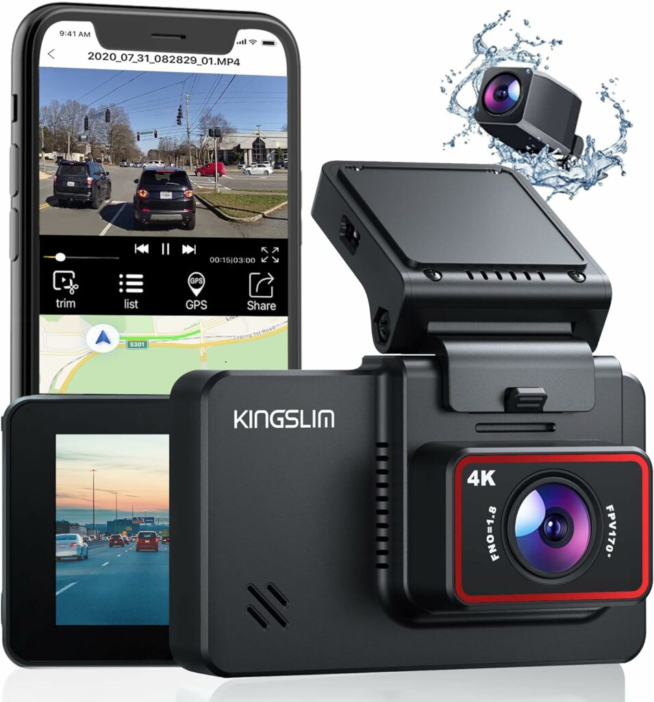 Kingslim D4 Dual Dash cam 