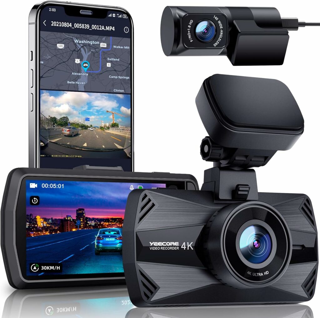 Yeecore dual dash cam