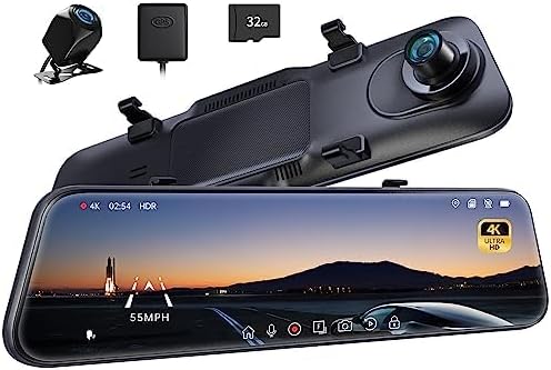 Pelsee P12 Pro 4k Mirror dash cam