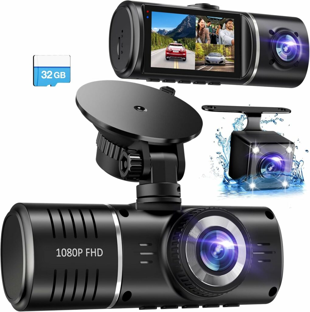 SUVCON-3-Channel-Dash-Cam-Front-and-Rear-Inside